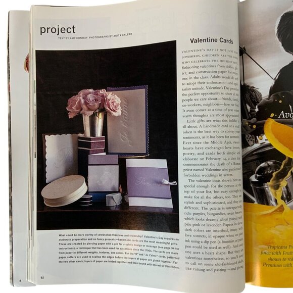 Martha Stewart Living Magazine 2 Issues February & March 1999 Cooking Gardening - Picture 7 of 14